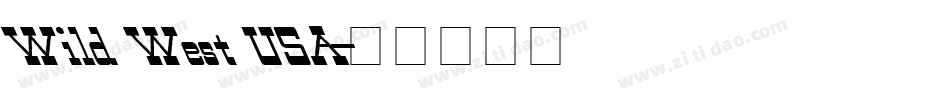 Wild West USA字体转换